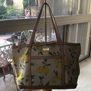 Kate Spade Lemon Print Capri Maise Bag